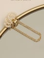 thumb Copper Alloy Imitation Pearl Gold Geometric Trend Clip Trend Korean Fashion Earring 0