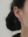 thumb Copper Alloy Heart Trend Korean Fashion Earring 2