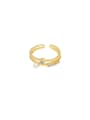 thumb Copper Alloy Geometric Dainty Fashion Ring 3