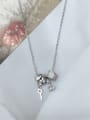 thumb 925 Sterling Silver Cubic Zirconia Locket Dainty Initials Necklace 0