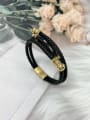 thumb Stainless steel Leather Irregular Trend Bracelet 2