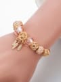 thumb Copper Alloy Rhinestone Heart Trend Charm Bracelet 2