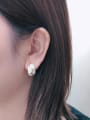 thumb Zinc Alloy Shell Irregular Trend Stud Earring 1