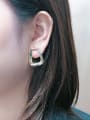 thumb Zinc Alloy Irregular Minimalist Stud Earring 1
