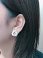 thumb Zinc Alloy Shell Flower Trend Stud Earring 1
