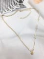 thumb 925 Sterling Silver Dainty Beaded Necklace 0
