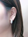 thumb Zinc Alloy Imitation Pearl Irregular Classic Stud Earring 1