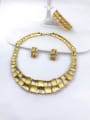 thumb Trend Zinc Alloy Bangle Earring and Necklace Set 0