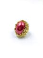 thumb Zinc Alloy Imitation Pearl Red Trend Band Ring 0