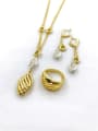 thumb Trend Zinc Alloy Earring Ring and Necklace Set 0