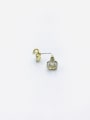 thumb Zinc Alloy Glass Stone Champagne Geometric Minimalist Stud Earring 3