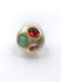 thumb Zinc Alloy Resin Multi Color Round Trend Band Ring 1
