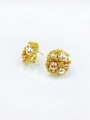 thumb Zinc Alloy Bead Multi Color Irregular Trend Clip Earring 0