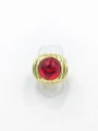thumb Zinc Alloy Resin Red Classic Band Ring 0
