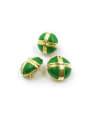 thumb Minimalist Round Zinc Alloy Resin Green Ring And Earring Set 0