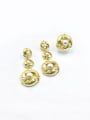 thumb Zinc Alloy Trend Imitation Pearl White Ring And Earring Set 0