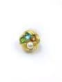 thumb Zinc Alloy Glass Stone Multi Color Irregular Trend Band Ring 0