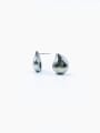 thumb Brass Water Drop Minimalist Stud Earring 1