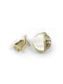 thumb Zinc Alloy Shell Multi Color Round Minimalist Clip Earring 0