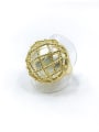 thumb Brass Round Trend Band Ring 0