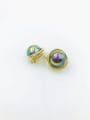 thumb Brass Imitation Pearl Multi Color Irregular Trend Clip Earring 0