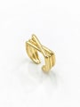thumb Brass Trend Band Ring 0
