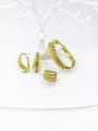 thumb Zinc Alloy Minimalist  Ring Earring And Bracelet Set 0
