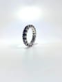 thumb 925 Sterling Silver Cubic Zirconia Multi Color Minimalist Band Ring 6