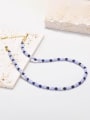 thumb Brass Crystal Irregular Minimalist Cuban Necklace 2