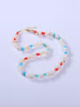 thumb 925 Sterling Silver Shell Multi Color Minimalist Beaded Necklace 0