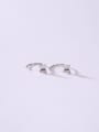 thumb 925 Sterling Silver Minimalist Hook Earring 1