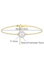 thumb 925 Sterling Silver Freshwater Pearl White Tila Bead Round Minimalist Handmade Beaded Bracelet 3