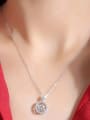 thumb 925 Sterling Silver Moissanite White Minimalist Lariat Necklace 3