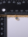 thumb 925 Sterling Silver Cubic Zirconia Blue Minimalist Adjustable Bracelet 3