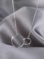 thumb 925 Sterling Silver Minimalist Link Necklace 2