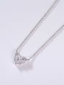 thumb 925 Sterling Silver Cubic Zirconia Multi Color Minimalist Lariat Necklace 4