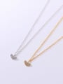 thumb 925 Sterling Silver Cubic Zirconia White Heart Minimalist Lariat Necklace 1