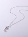 thumb 925 Sterling Silver Freshwater Pearl White Minimalist Lariat Necklace 1
