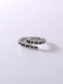 thumb 925 Sterling Silver Cubic Zirconia Multi Color Snake Minimalist Band Ring 1