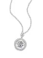 thumb 925 Sterling Silver Moissanite White Minimalist Lariat Necklace 1