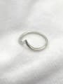 thumb 925 Sterling Silver Minimalist Band Ring 2