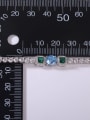 thumb 925 Sterling Silver Cubic Zirconia Multi Color Minimalist Charm Bracelet 3