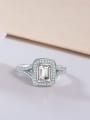 thumb 925 Sterling Silver Cubic Zirconia Multi Color Minimalist Band Ring 3