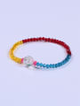 thumb Glass Stone Multi Color Minimalist Handmade Beaded Bracelet 1