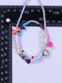 thumb Stainless steel Freshwater Pearl Multi Color Glass beads Minimalist Beaded Necklace 3