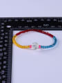 thumb Glass Stone Multi Color Minimalist Handmade Beaded Bracelet 3