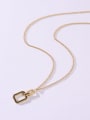 thumb 925 Sterling Silver Cubic Zirconia White Minimalist Lariat Necklace 5