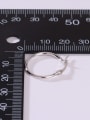 thumb 925 Sterling Silver Dainty Hoop Earring 3