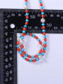 thumb Stainless steel Shell Multi Color Minimalist Beaded Necklace 3