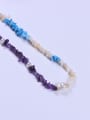 thumb Stainless steel Freshwater Pearl Multi Color Dainty Beaded Necklace 1